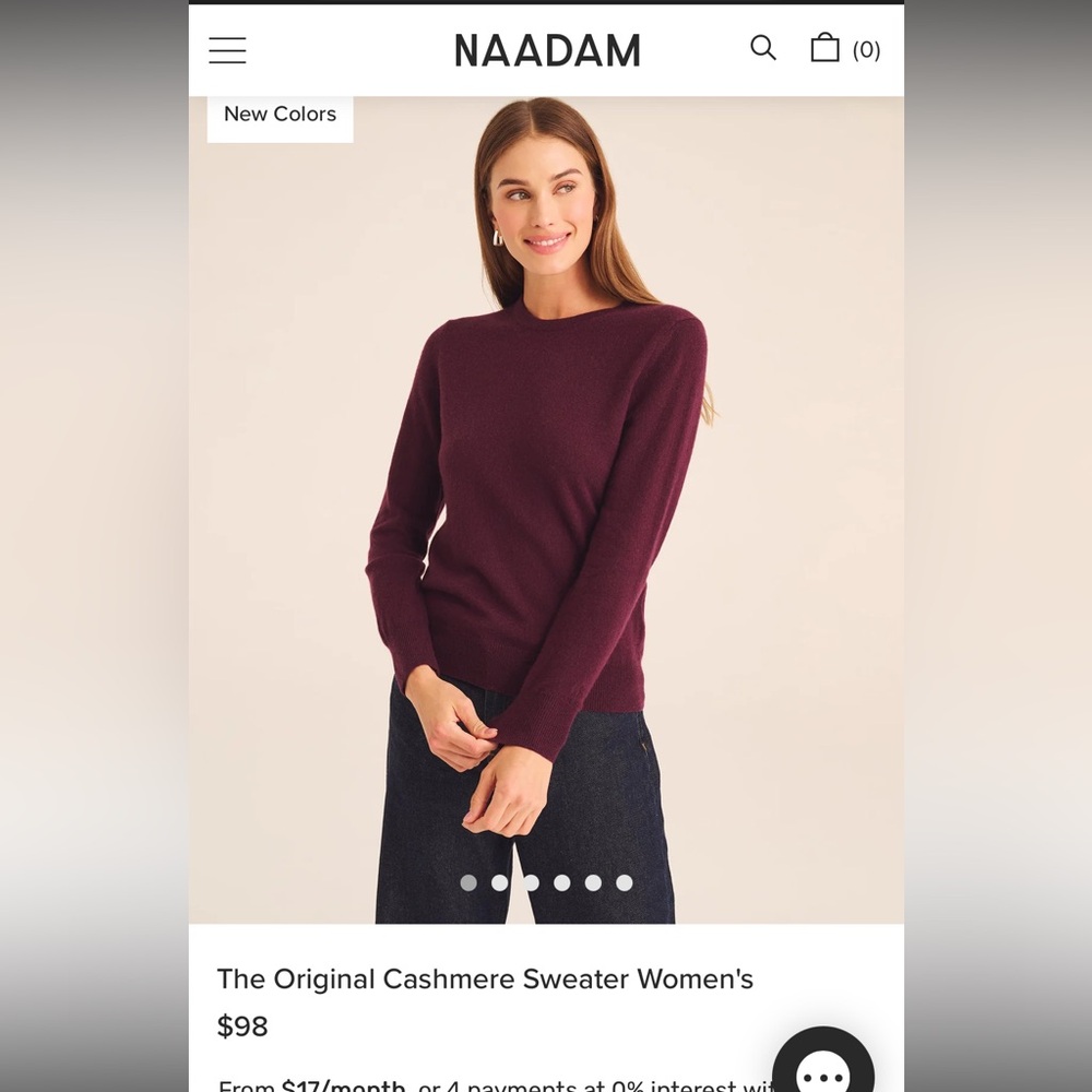 NAADAM Women's Cashmere Sweater - Deep Purple